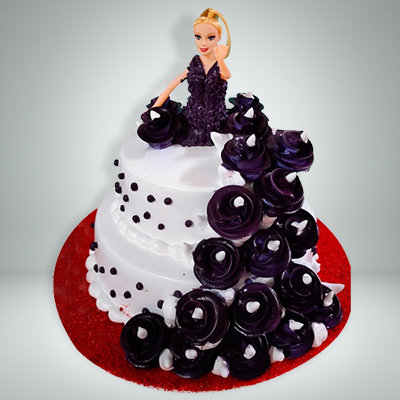 "Designer Doll Cake - 3.5kgs ( 2 step) - Click here to View more details about this Product